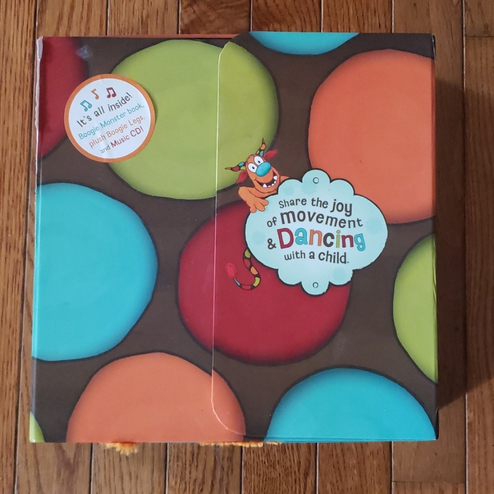Brand New Children's Book, CD & Fuzzy Leg Warmers